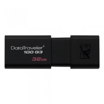 USB Флеш 32GB 3.0 Kingston DT100G3/32GB черный