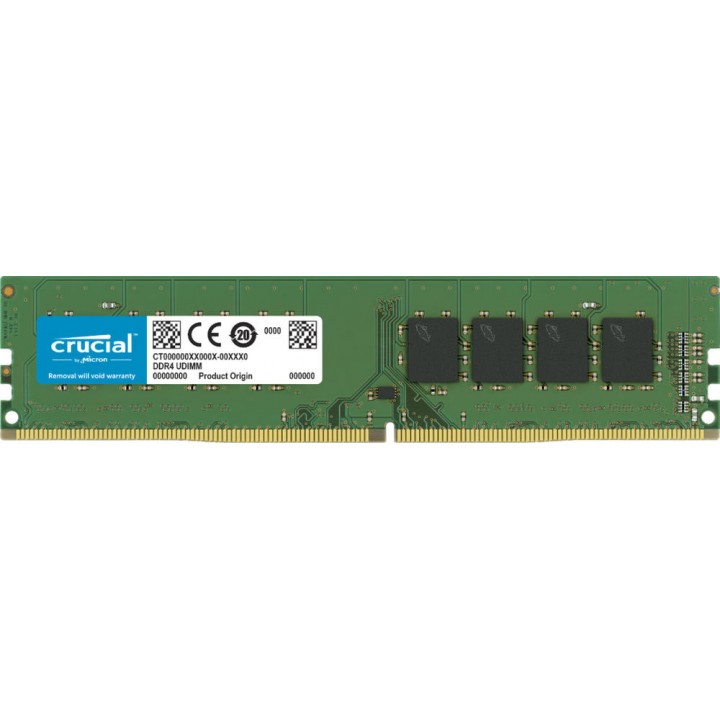 Оперативная память 8GB DDR4 2666MHz Crucial PC4-21300, NON-ECC 1.2v, CT8G4DFRA266