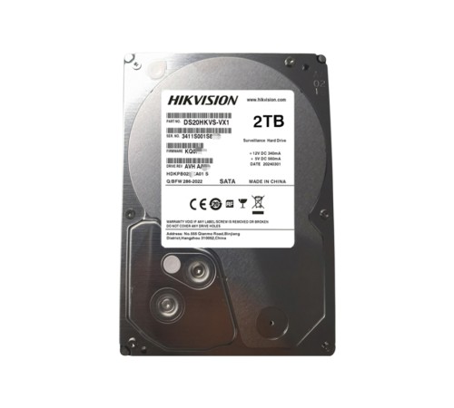 Hikvision DS20HKVS-VX1, 2TB,5400,3.5'',SATA Жесткий диск
