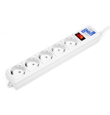 Сетевой фильтр Power Cube SPG-B-10-WHITE, 10А/2,2кВт, 3м, 5 розеток белый