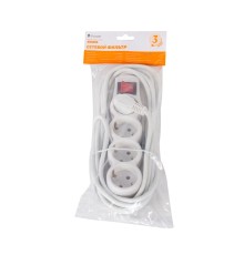 Сетевой фильтр, iPower, Home W4-30M, 4 розетки, 3 метра, 10А