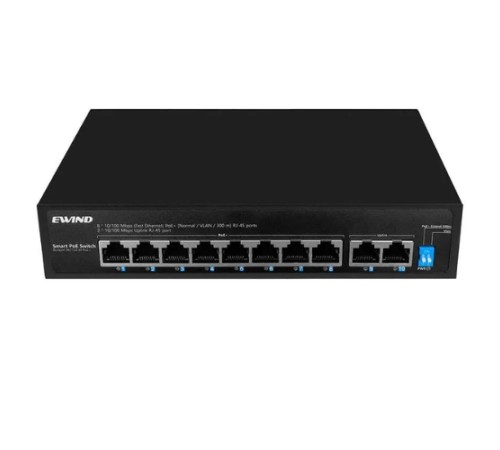 EW-S1710GU-AP POE Коммутатор EWIND 8 портовый + 2 uplink EW-S1710GU-AP POE Коммутатор EWIND 8 портовый + 2 uplink