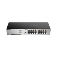 Коммутатор 16 ports D-Link, DGS-1016D/l2A, 19 дюймовый стоечный, 10/100/1000М, 1U, металл