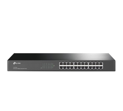 Коммутатор 24 ports TP-Link TL-SF1024, 19-дюймовый стоечный, 10/100М, корпус металл, 1U