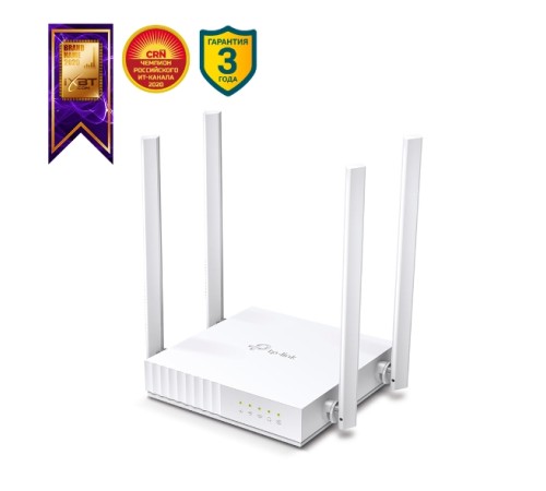 Маршрутизатор TP-Link Archer C24, 5ГГц: 433Мбит/с, 2.4ГГц, 300Мбит/c