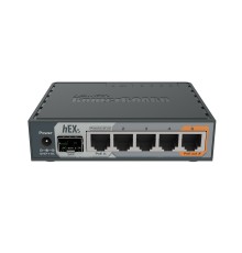 Маршрутизатор, MikroTik, RB760iGS, 5  10/100/1000 Ethernet port, 1  SFP,1  USB (тип А), 1  MicroSD