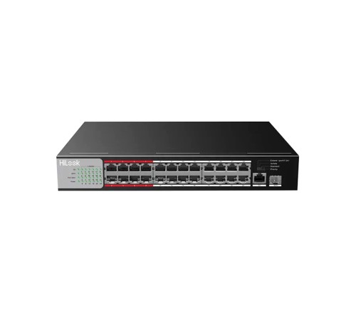 HiLook NS-0318P-130(B) Коммутатор 16-портовый неуправляемый 100 Мбит/с PoE, 1 uplink 1 Гб/с, 1 SFP